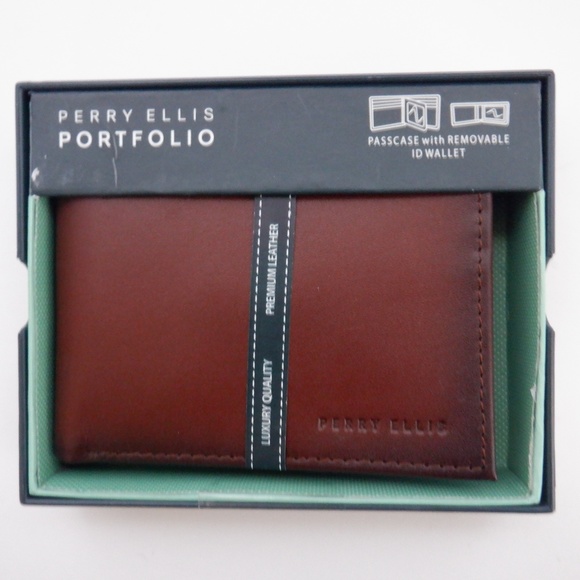 Perry Ellis Other - Perry Ellis Portfolio Genuine Leather Wallet